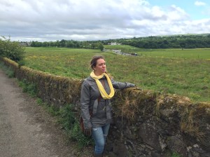 Tiff on the Path to Stirling Castle